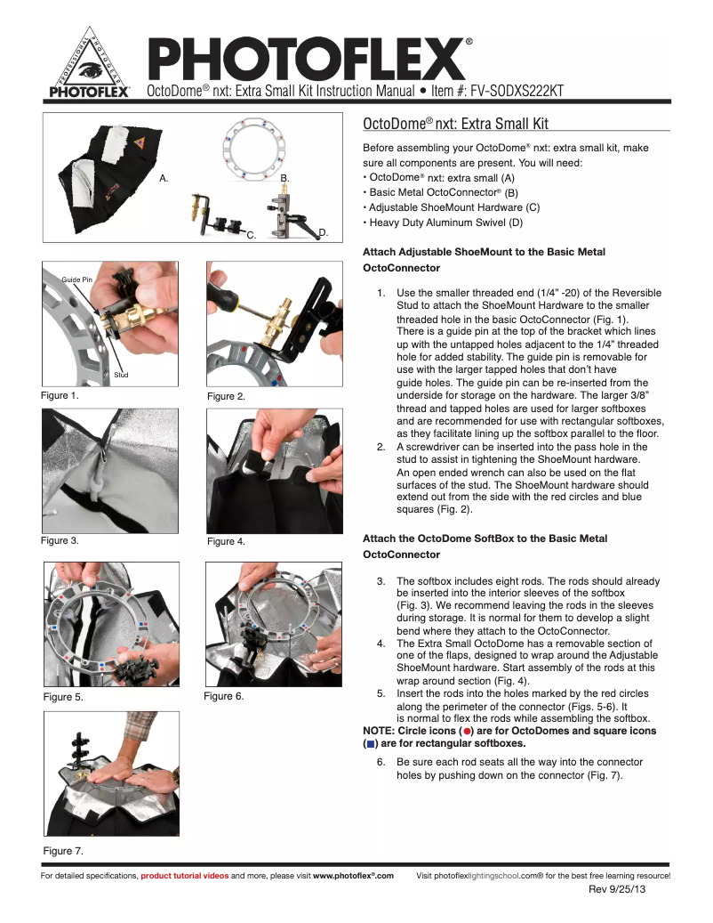 Image de la première page du manuel de l'appareil OctoDome Nxt