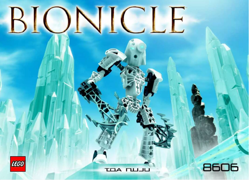 Image de la première page du manuel de l'appareil Bionicle 8606