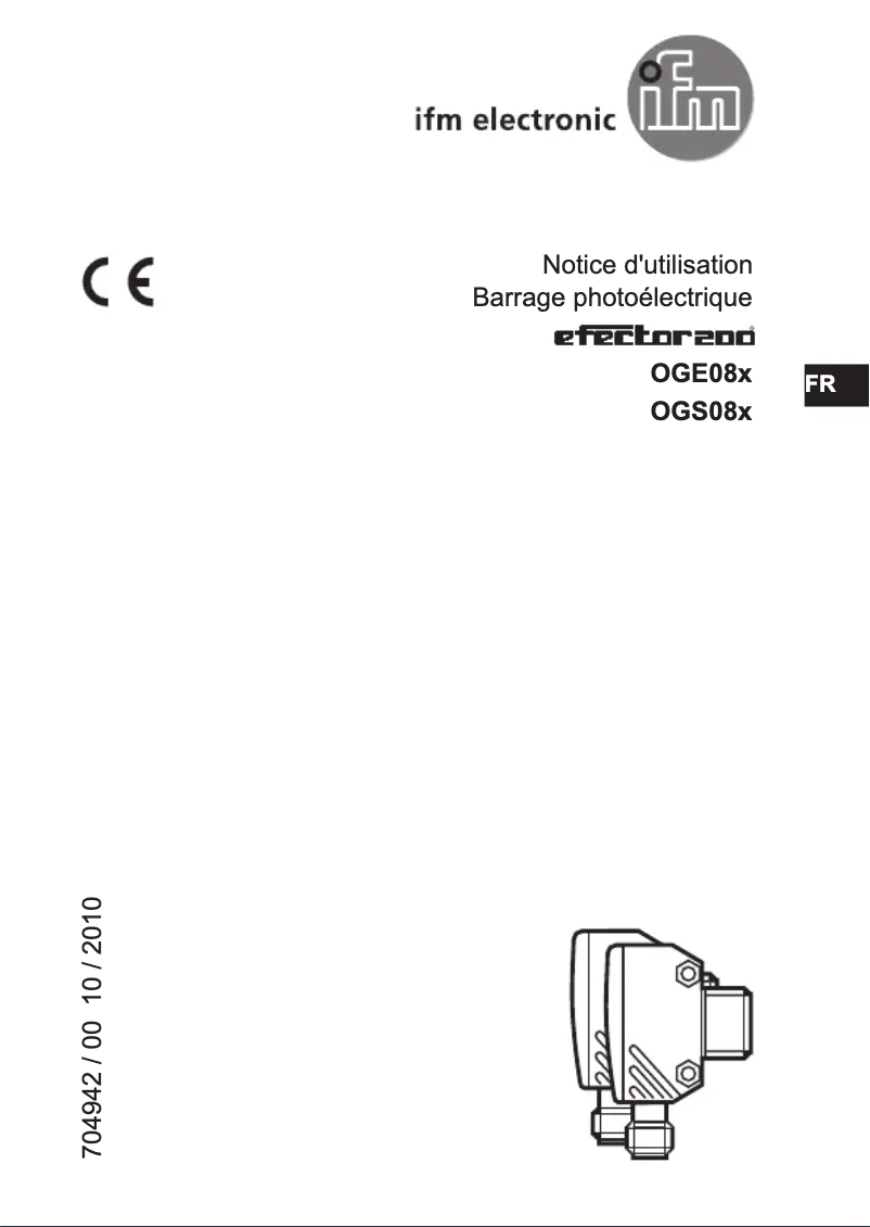Image de la première page du manuel de l'appareil OGE080