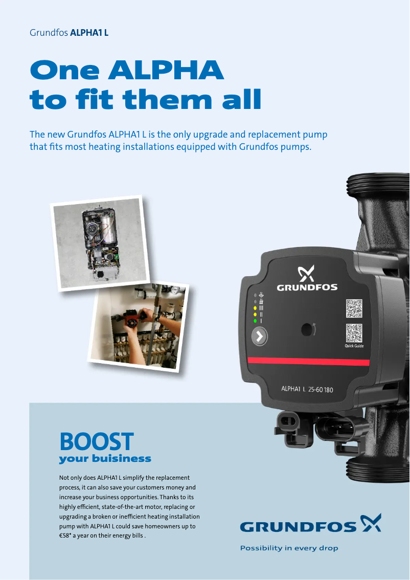 Page n°1 - Brochure Grundfos ALPHA1 L
