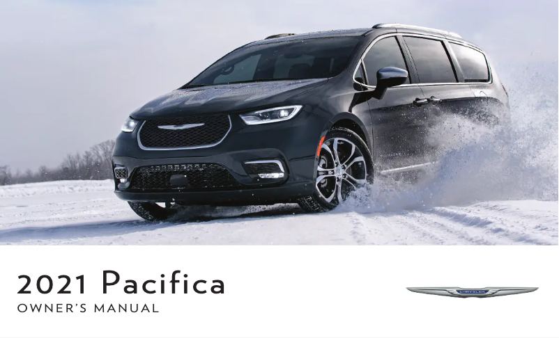 Image de la première page du manuel de l'appareil Pacifica Hybrid (2021)