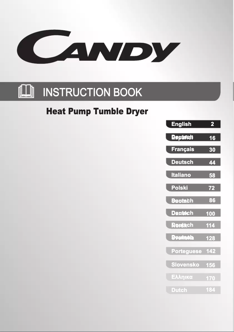 Page n°1 - Manuel utilisateur Candy GCS 991A1T-S