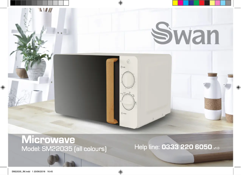 Image de la première page du manuel de l'appareil SM22035WHTN