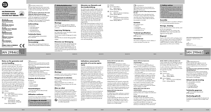 Página 1 del manual Manual de usuario Playtive IAN 298462