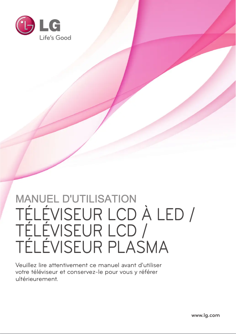 Image de la première page du manuel de l'appareil 50PZ570