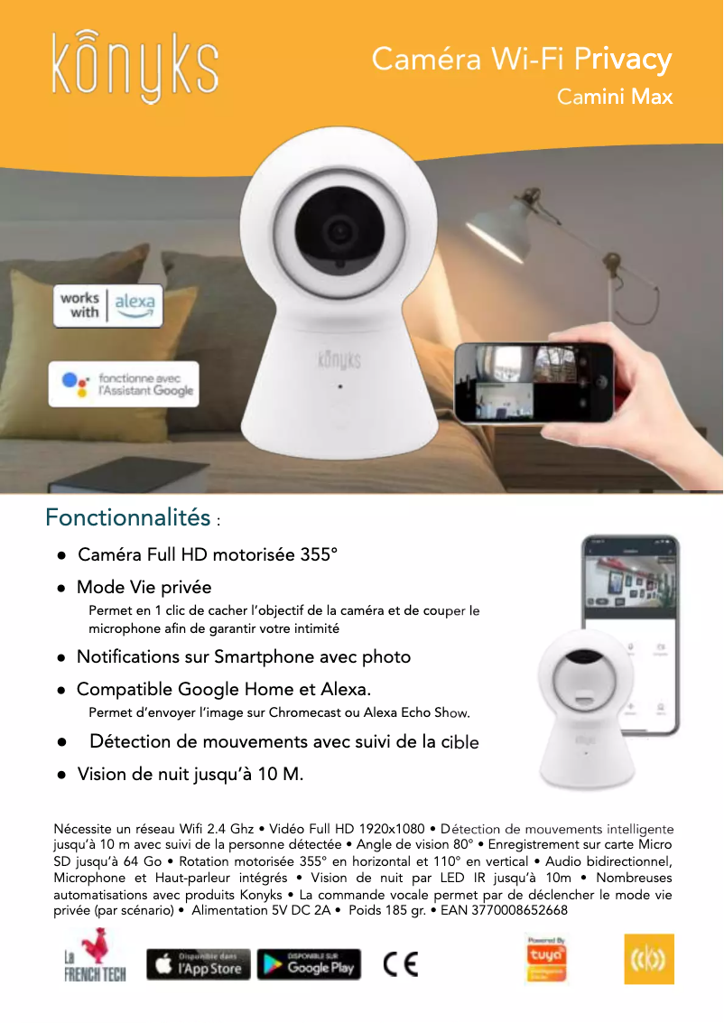 Image de la première page du manuel de l'appareil Camini Max