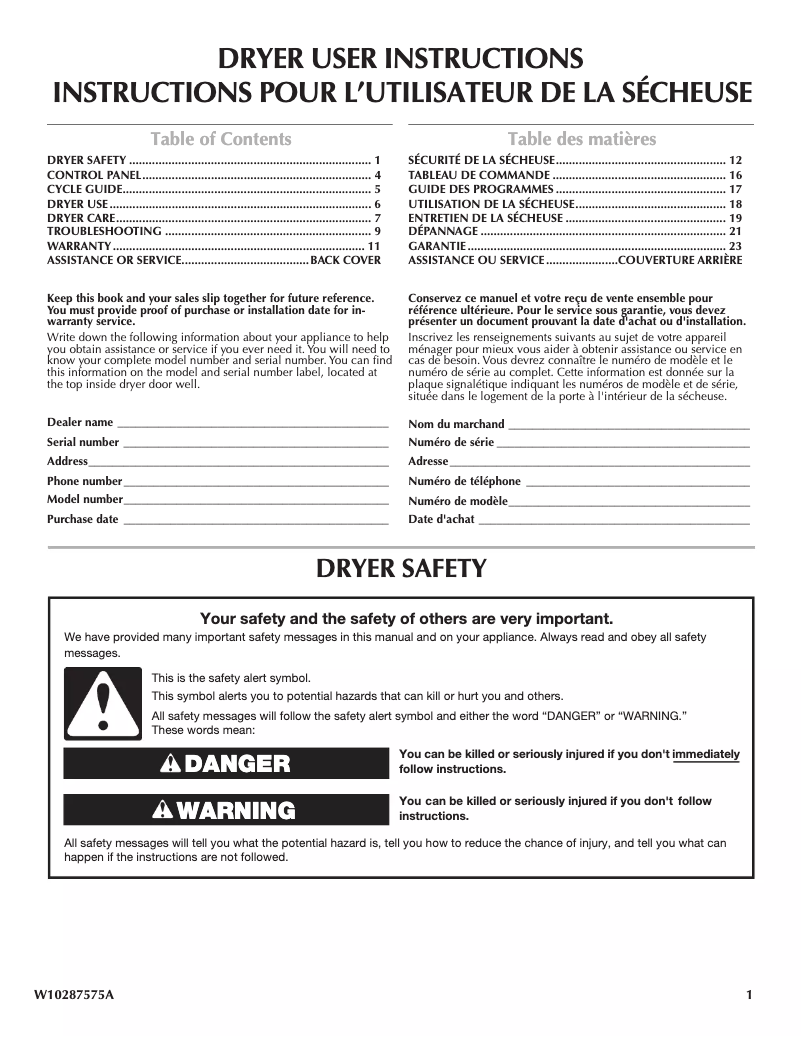 Page 1 de la notice Manuel utilisateur Estate EGD4100WQ