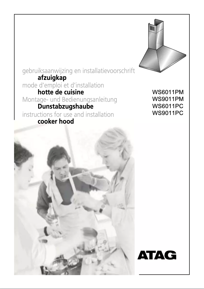 Page 1 de la notice Manuel utilisateur Atag ES1211QM