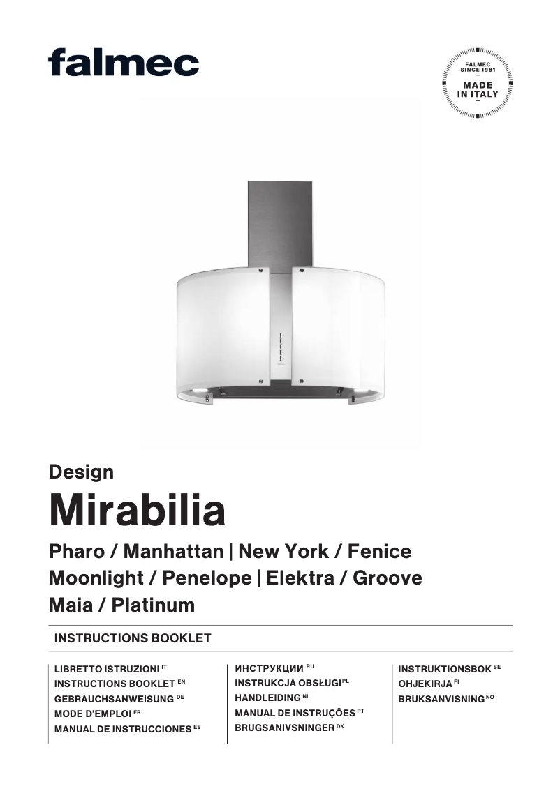 Image de la première page du manuel de l'appareil Elektra