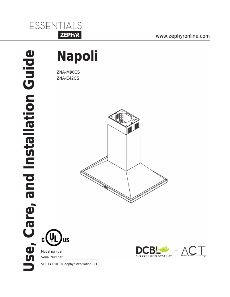 Image de la première page du manuel de l'appareil ZNAM90CS