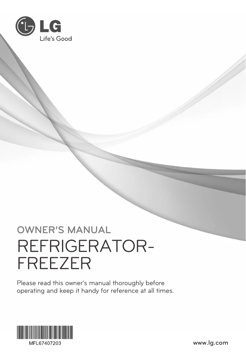 Página 1 del manual Manual de usuario LG GR-B762GLCC