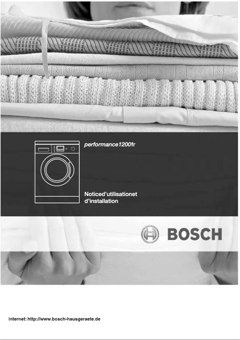 Page n°1 - Manuel utilisateur Bosch WVD24560FF