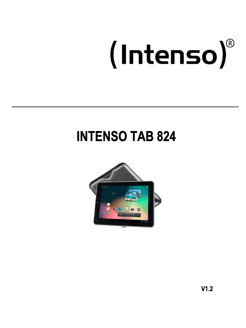 Page n°1 - Manuel utilisateur Intenso TAB 824