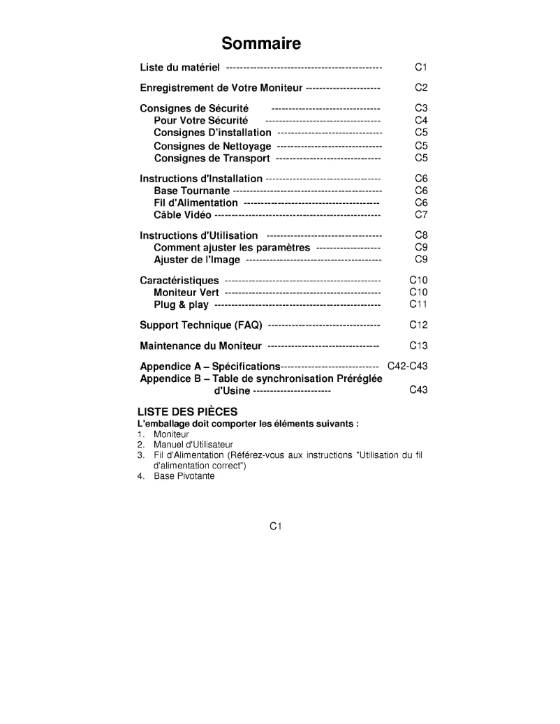 Página 1 del manual Manual de usuario LG 45V