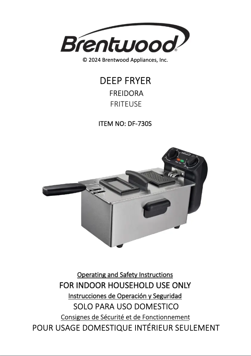 Image de la première page du manuel de l'appareil DF-730S