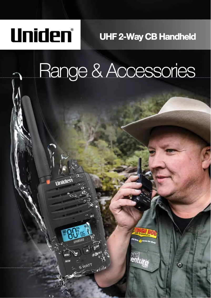 Image de la première page du manuel de l'appareil UH810S