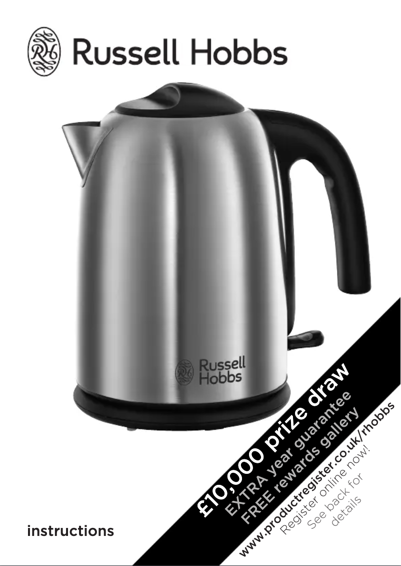 Page n°1 - Manuel utilisateur Russell Hobbs 20411