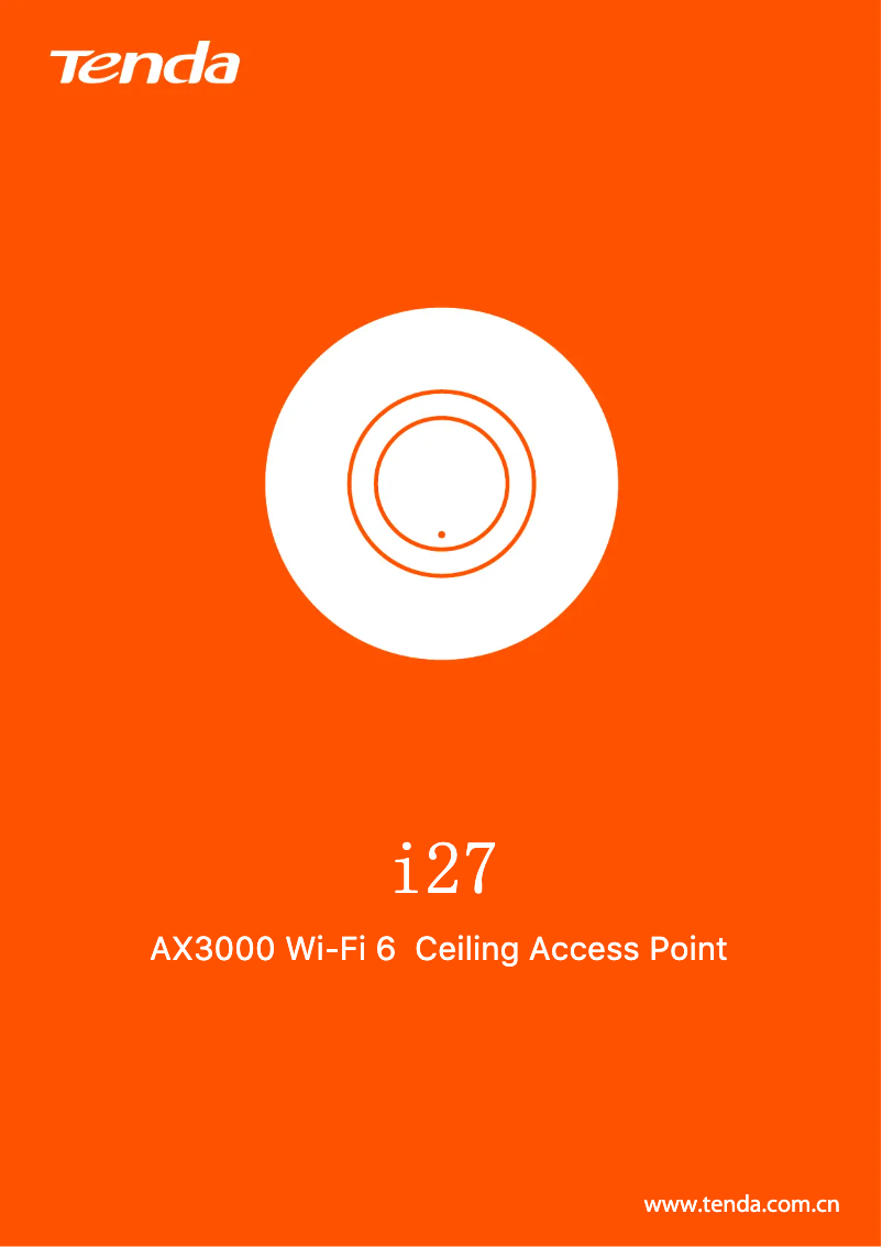 Page 1 de la notice Fiche technique Tenda i27