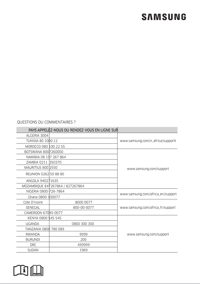 Page n°1 - Manuel utilisateur Samsung AJ035MBRDEH