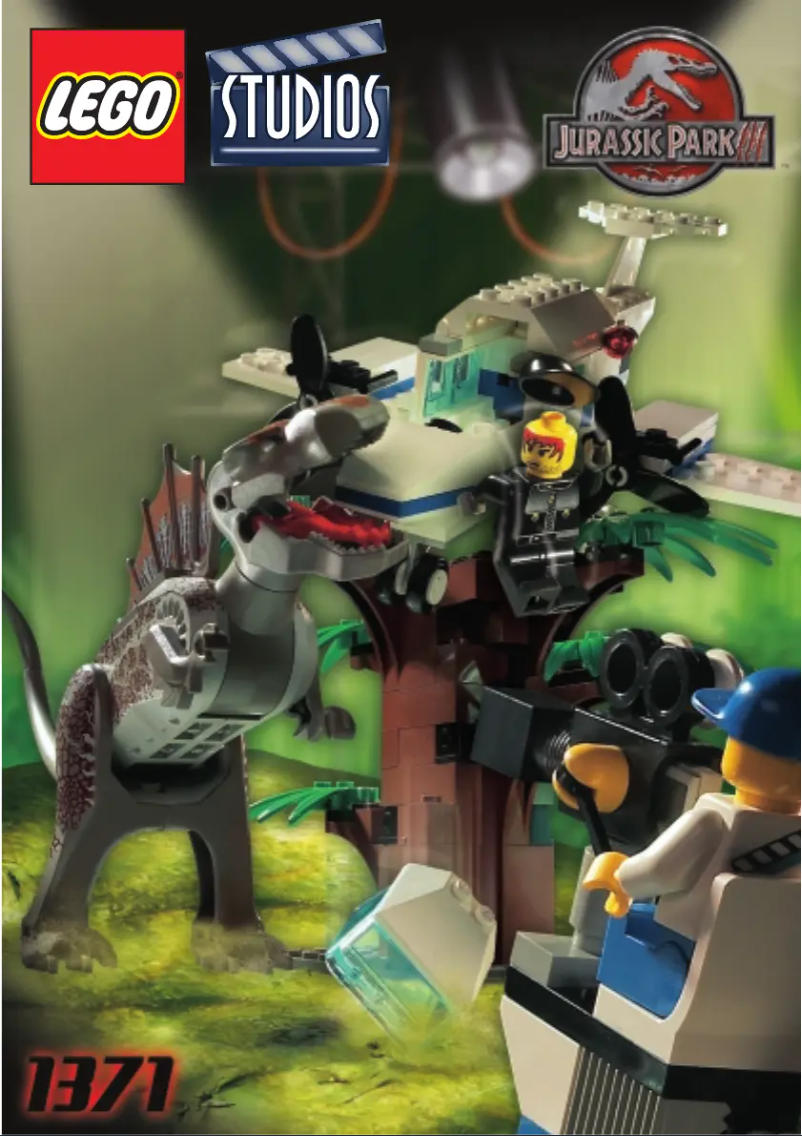 Página 1 del manual Manual de usuario Lego Spinosaurus Attack Studio 1371