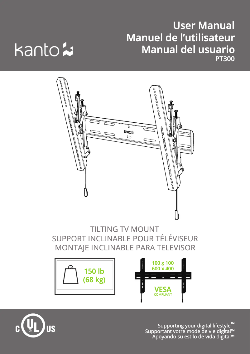 Página 1 del manual Manual de usuario Kanto PT300