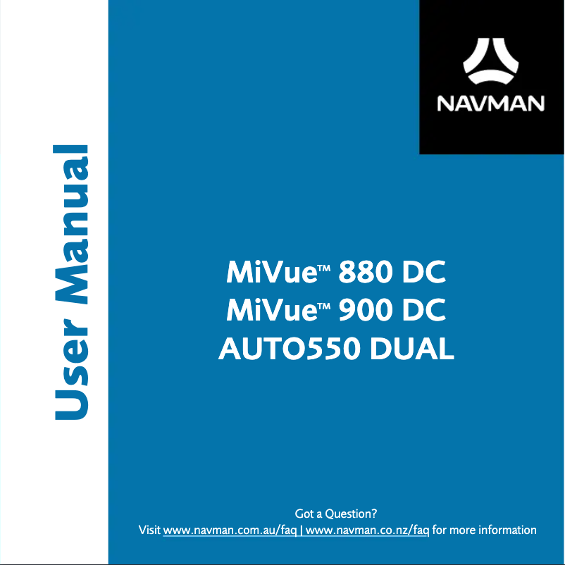 Image de la première page du manuel de l'appareil AUTO550 DUAL