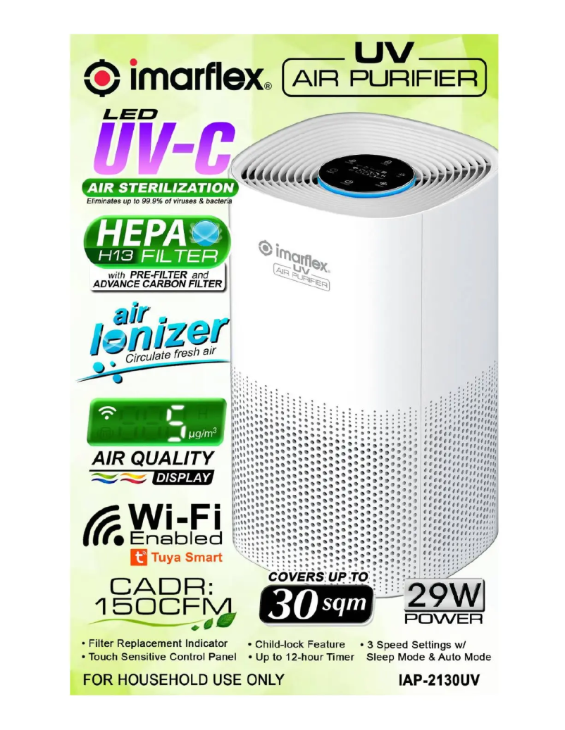 Image de la première page du manuel de l'appareil IAP-2130UV