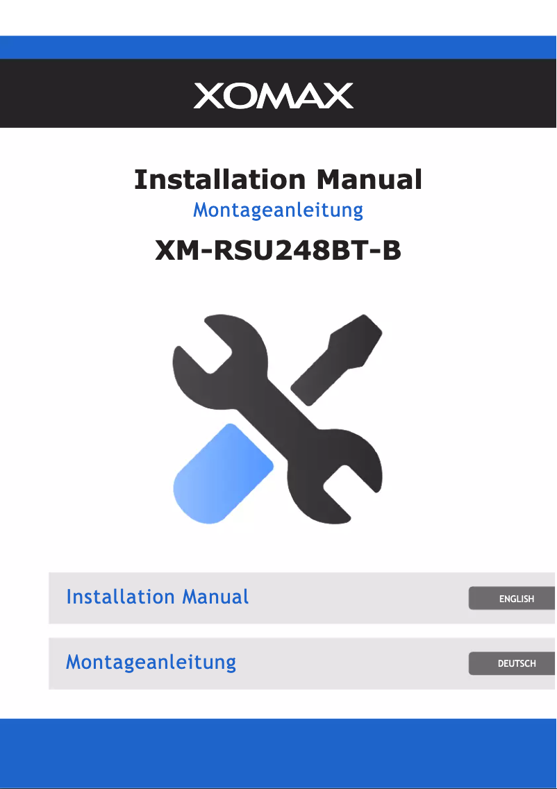 Page n°1 - Manuel utilisateur Xomax XM-RSU248BT-B