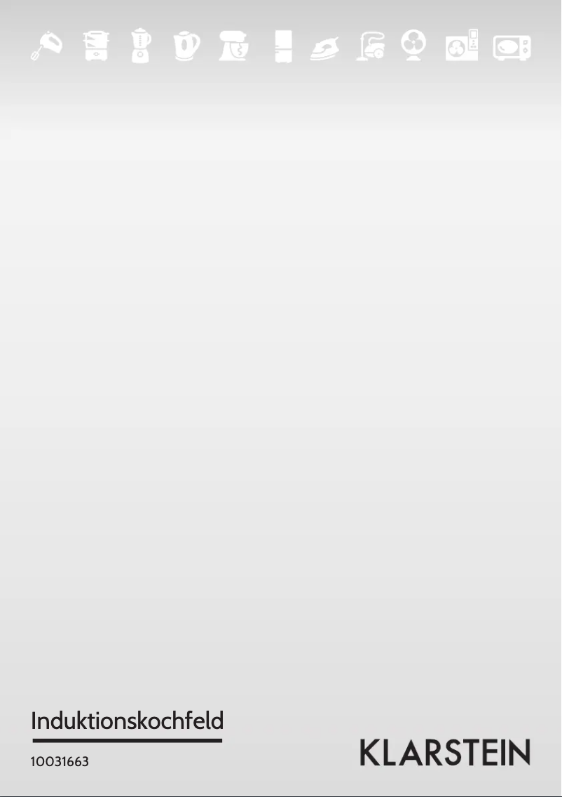 Image de la première page du manuel de l'appareil 10031633