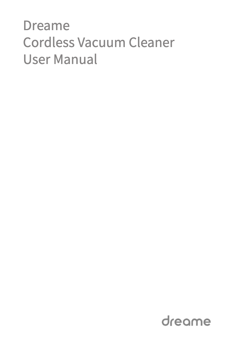 Image de la première page du manuel de l'appareil V11
