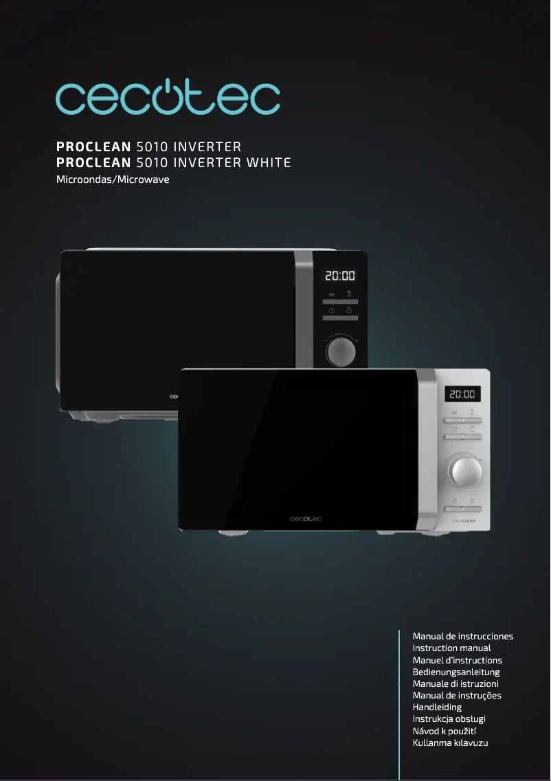 Página 1 del manual Manual de usuario Cecotec Proclean 5010 Inverter