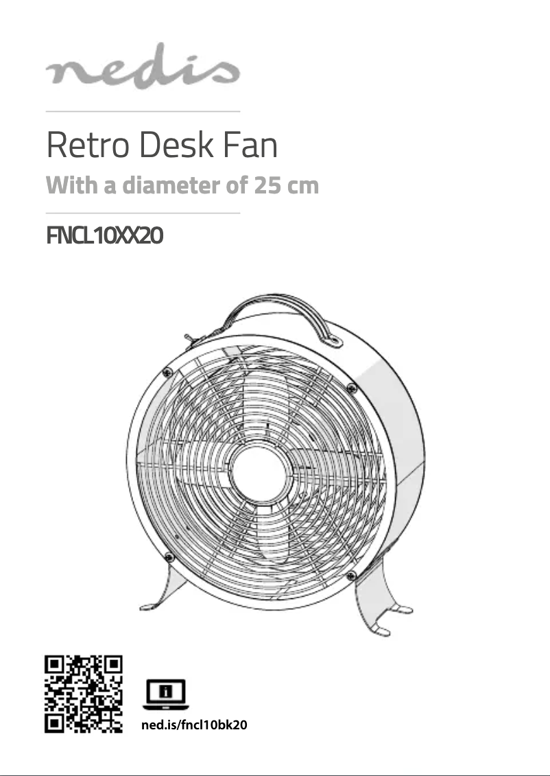 Página 1 del manual Manual de usuario Nedis FNCL10TQ20