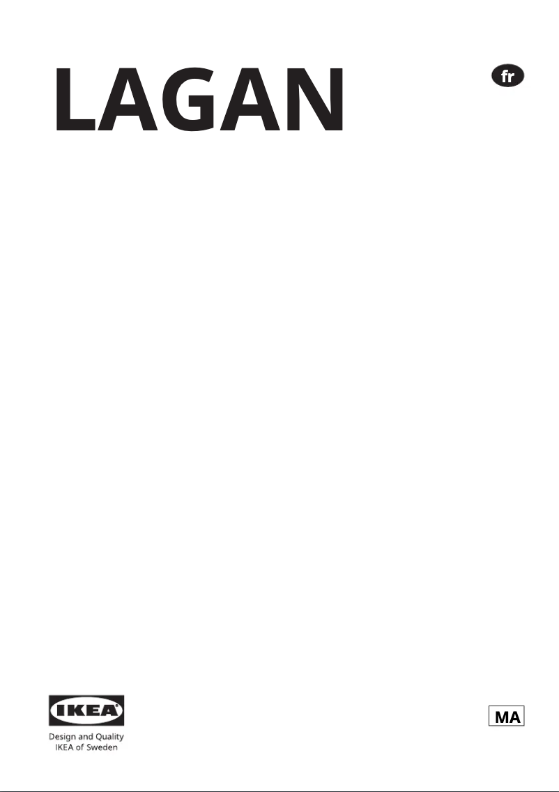 Page 1 de la notice Manuel utilisateur Ikea LAGAN 305.241.01