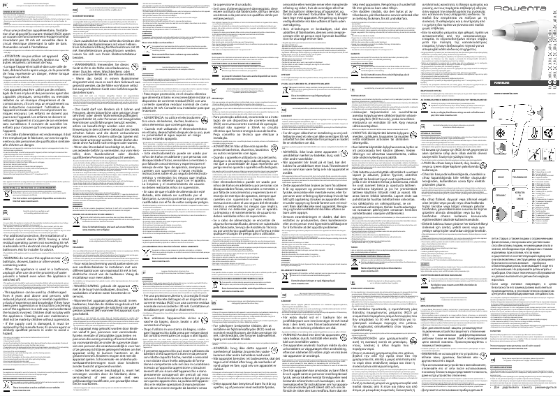 Página 1 del manual Manual de usuario Rowenta Powerline CV5090