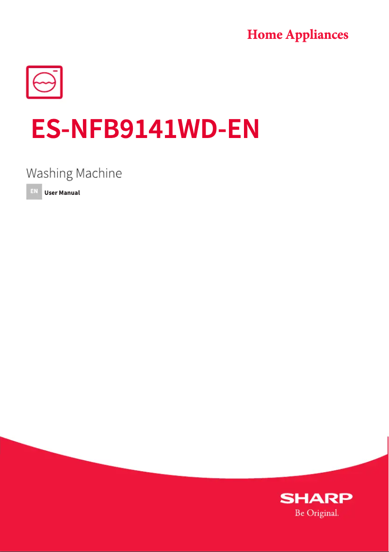 Page n°1 - Manuel utilisateur Sharp ES-NFB9141WD-EN
