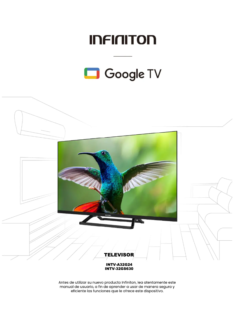 Image de la première page du manuel de l'appareil INTV-A32G24