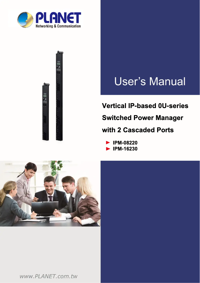 Page n°1 - Manuel utilisateur Planet IPM-16230