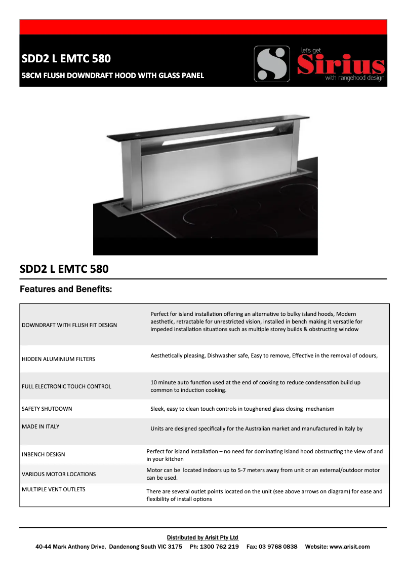 Image de la première page du manuel de l'appareil SDD2 L EMTC 580