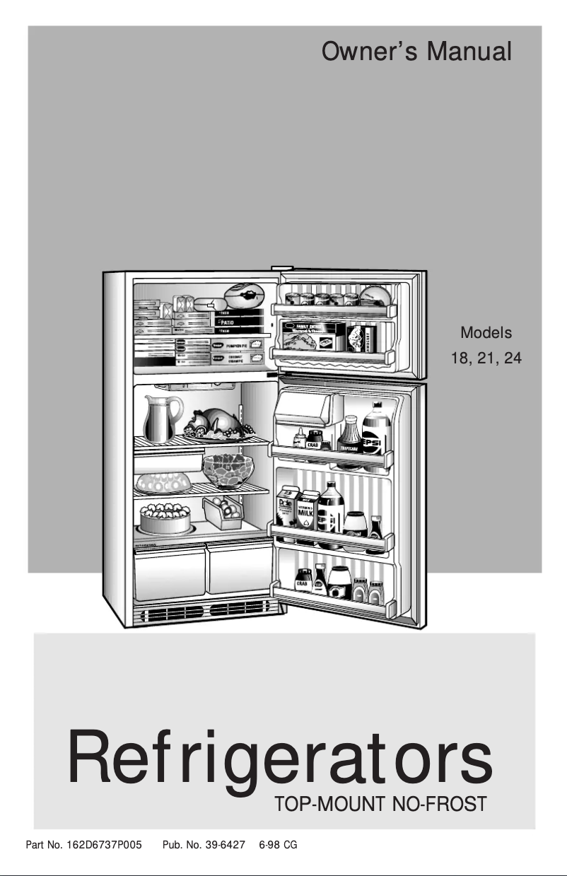 Page n°1 - Manuel d'utilisation et d'entretien RCA MTX21DIBWW