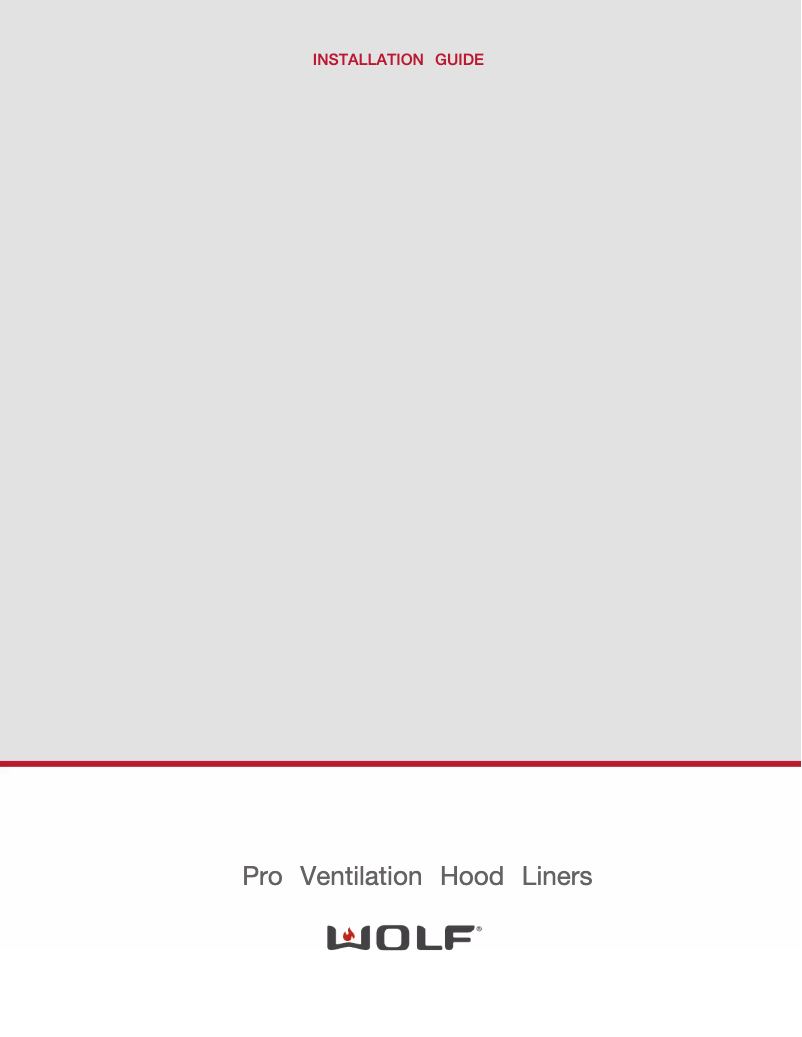 Page 1 de la notice Guide d'installation Wolf 5610292