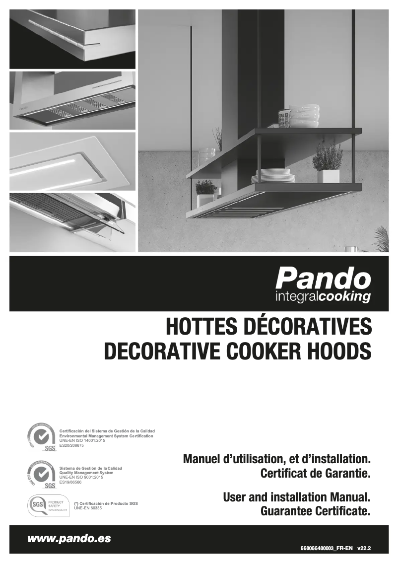 Page 1 de la notice Guide d'installation Pando P-300