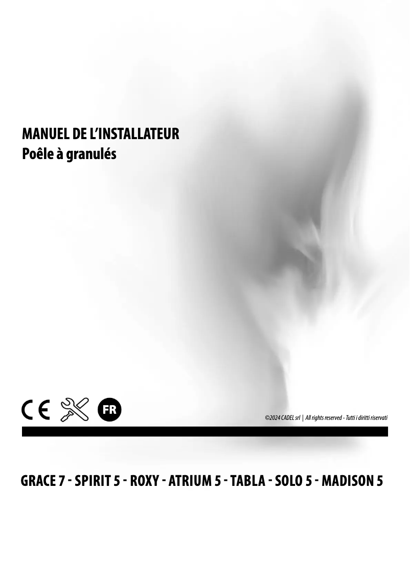 Page 1 de la notice Guide d'installation Cadel Grace 7 Up