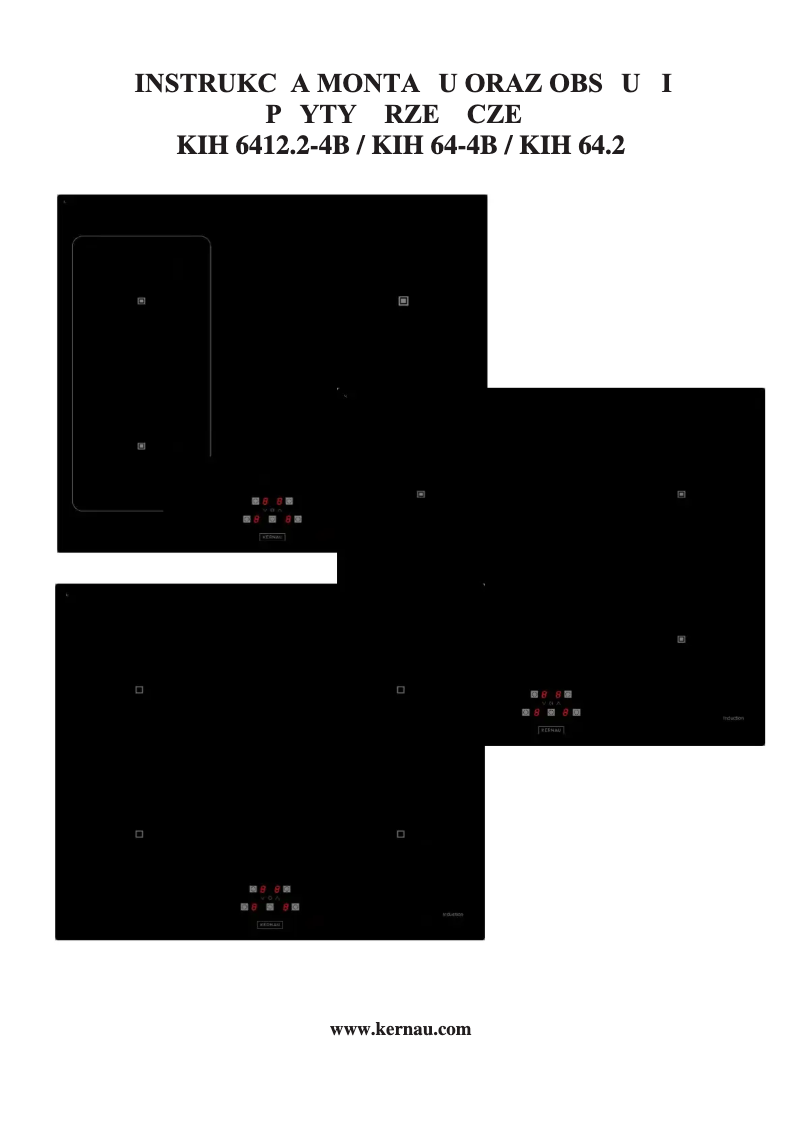 Page 1 de la notice Manuel utilisateur Kernau KIH 64.2