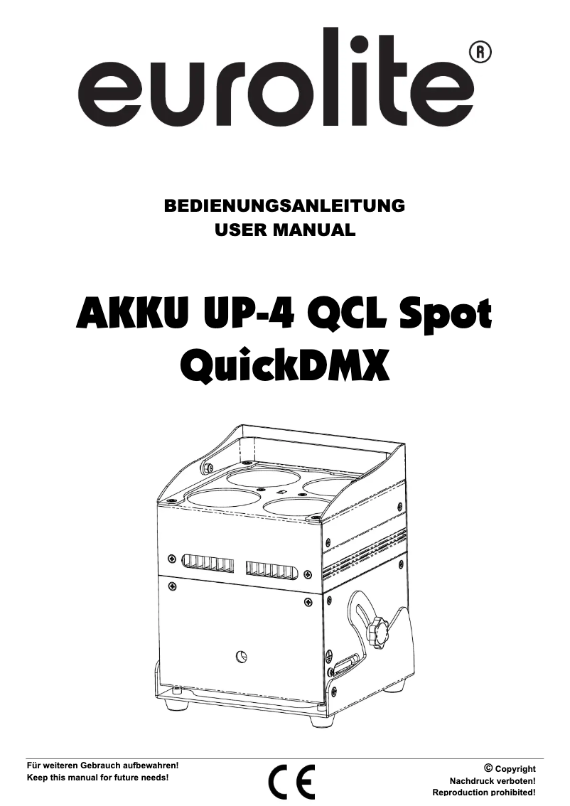 Imagen de la primera página del manual del dispositivo AKKU Mini UP-4