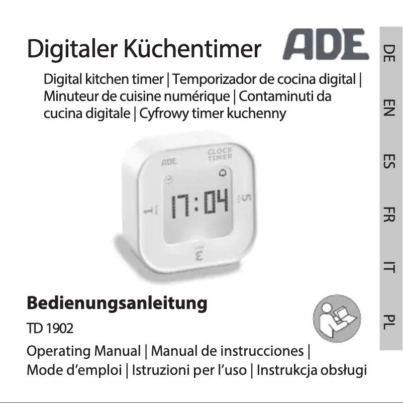 Image de la première page du manuel de l'appareil TD 1902