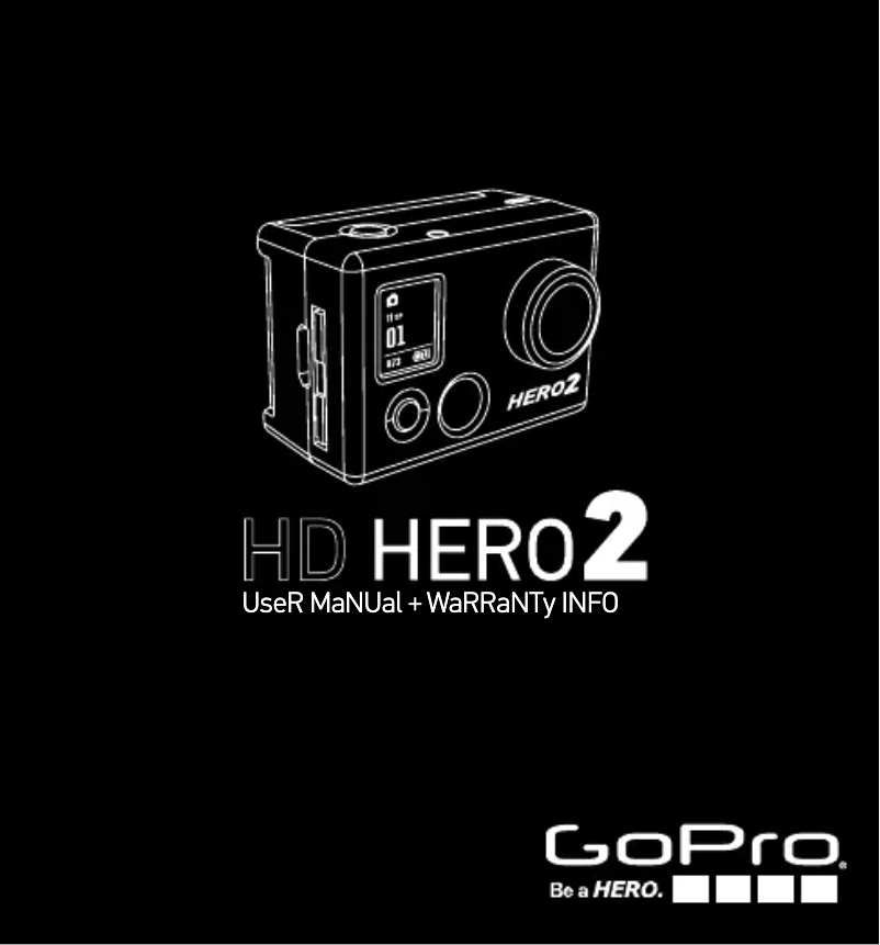 Page 1 de la notice Manuel utilisateur GoPro One Touch Hero 2