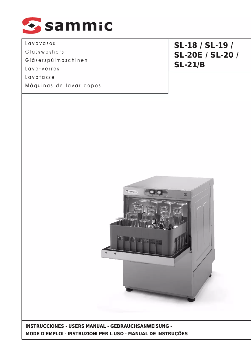 Page n°1 - Manuel utilisateur Sammic SL-21