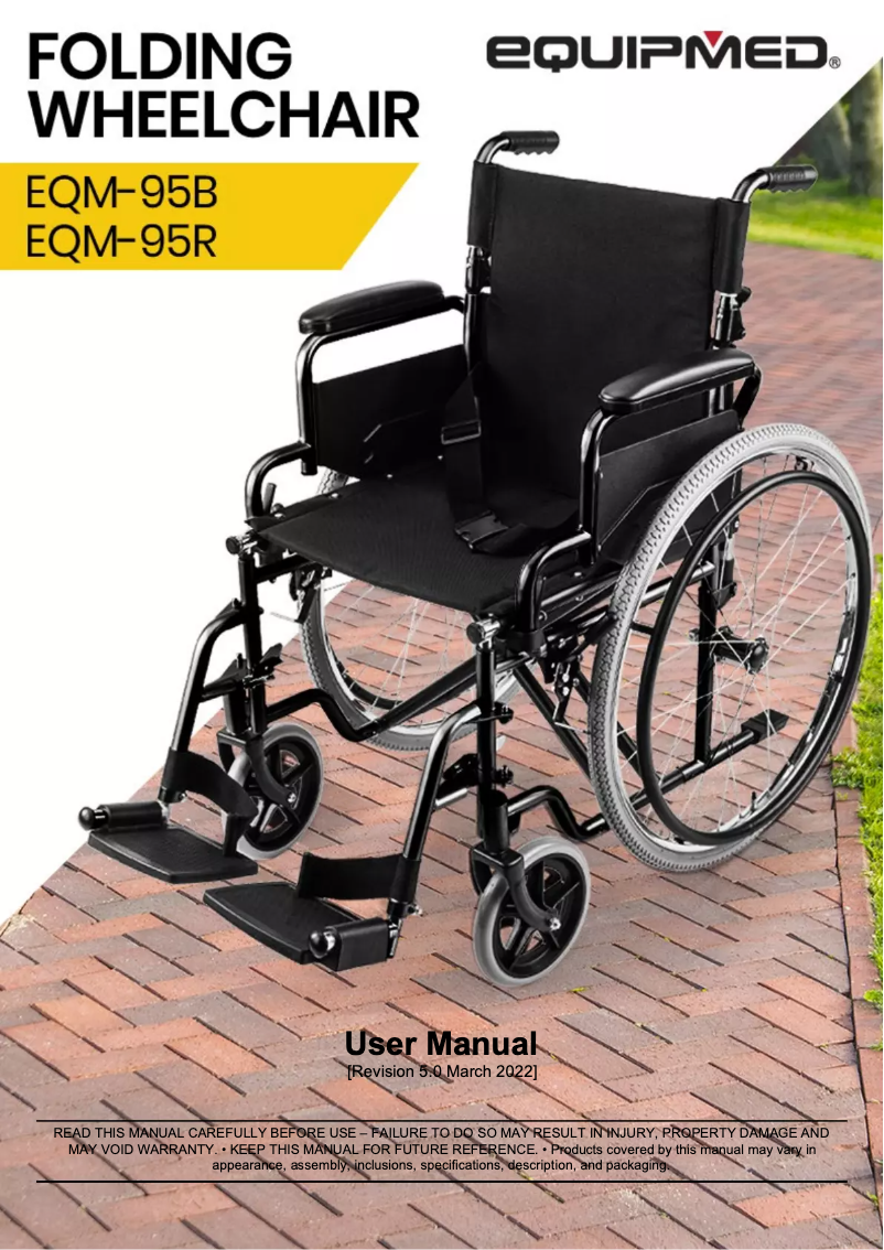 Image de la première page du manuel de l'appareil EQM-95R