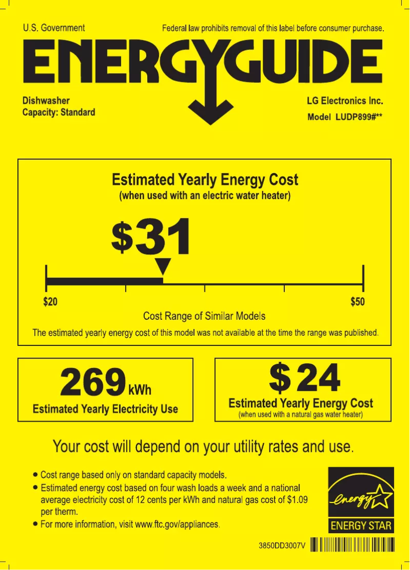Image de la première page du manuel de l'appareil LUDP8997SN