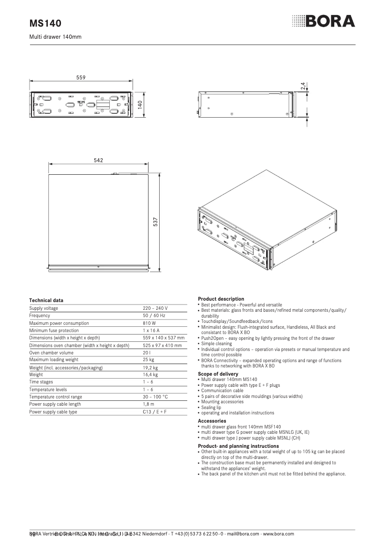 Image de la première page du manuel de l'appareil MSS140
